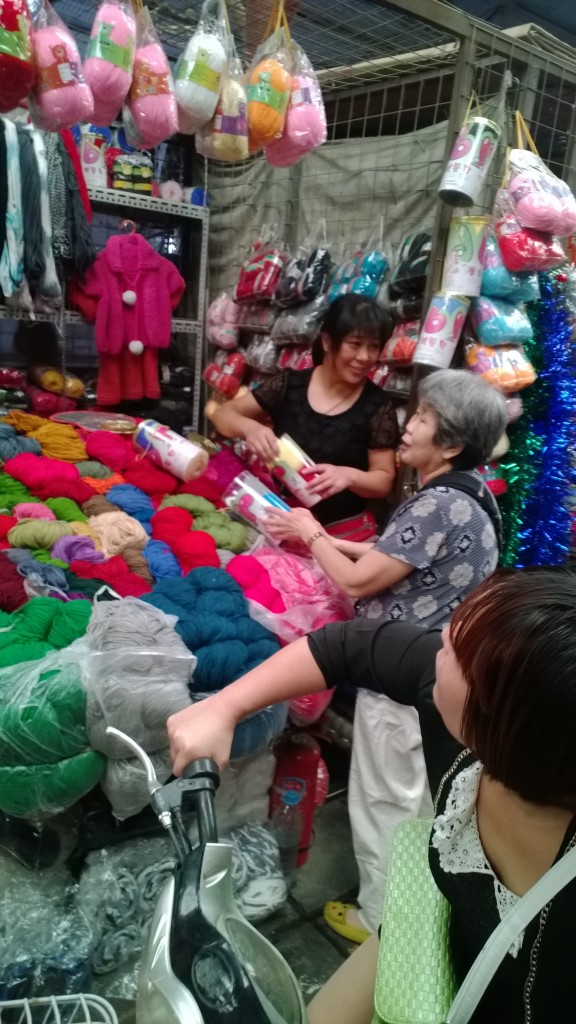 Eileen bought wool from this woman on an earlier excursion with Jeremy.