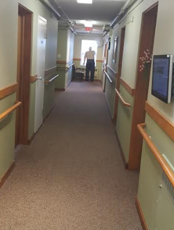 man-in-hall