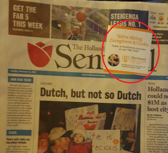 Note annoying sticker!